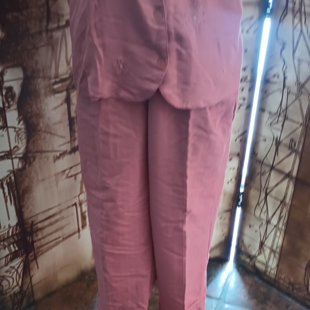 Alfred Dunner Coral Pajama Set - Picture 4 of 4